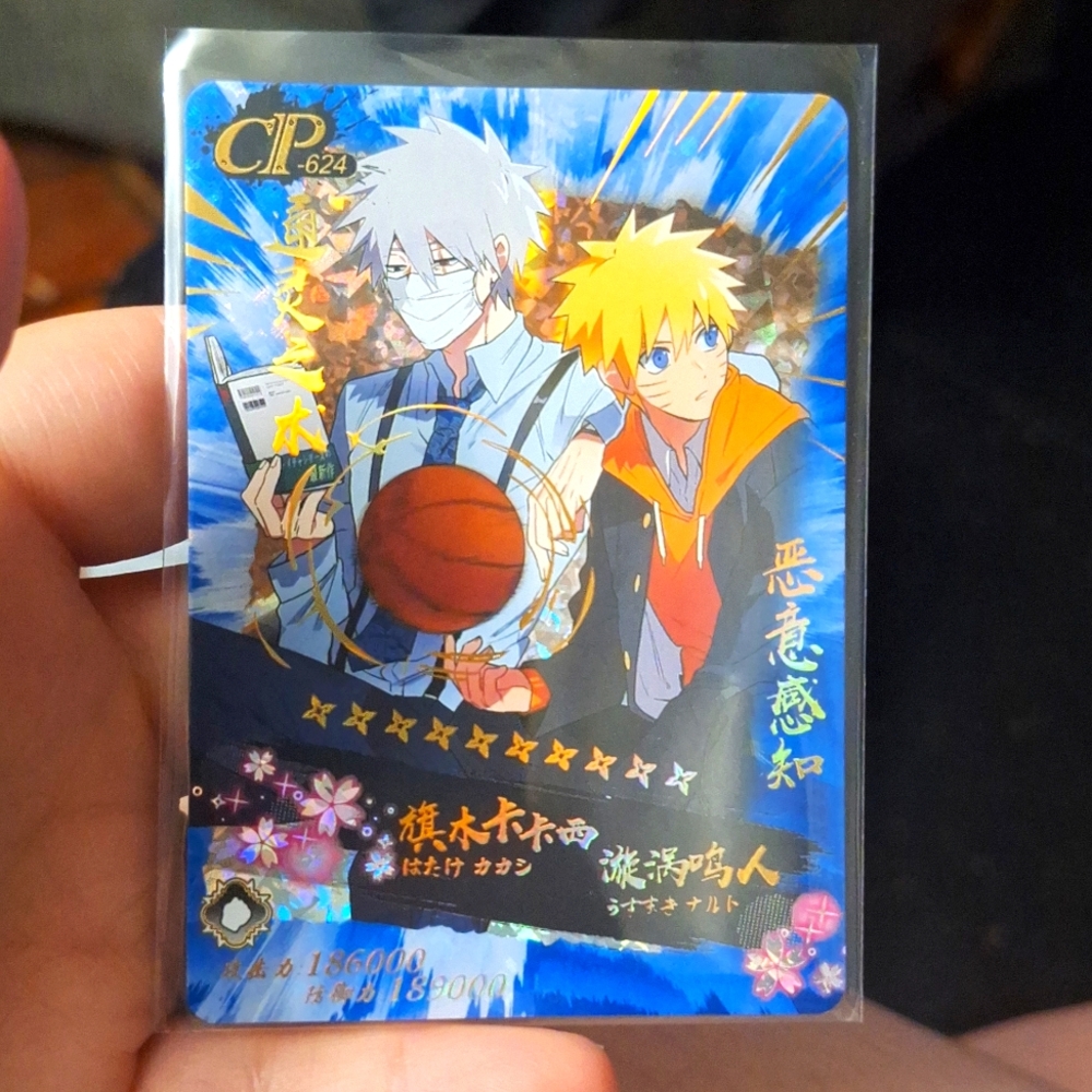 Kakashi & Naruto CP-624 mint card